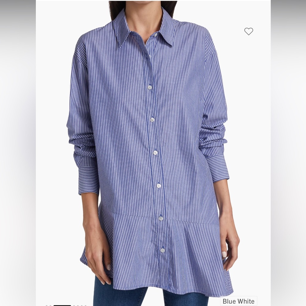 Veronica Beard
Gilda Asymmetric Striped Shirt - NWT -Size 4 - Picture 3 of 7